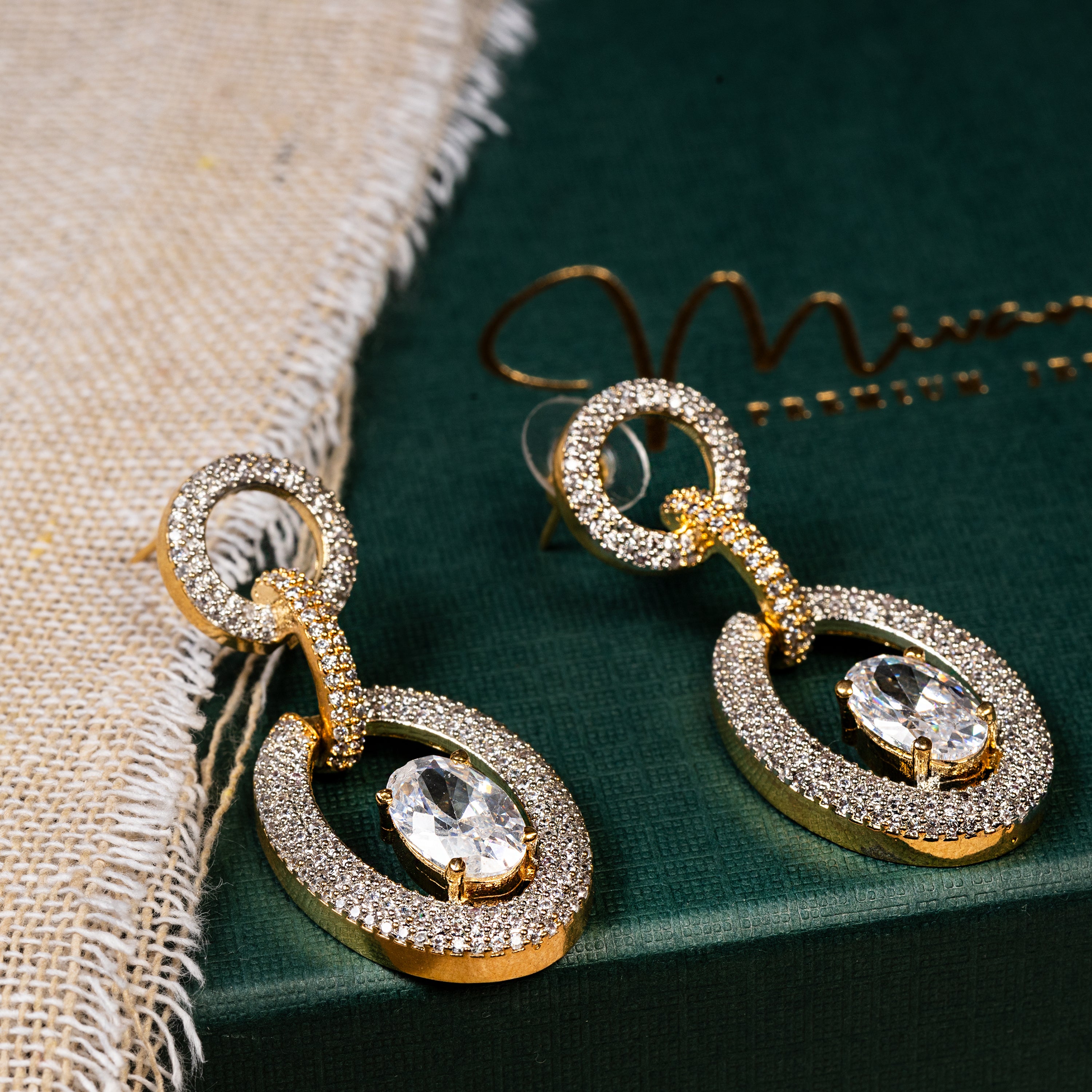 Zirconia with Gold polish-Mivanaa